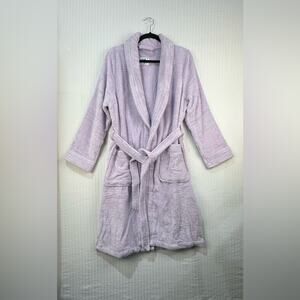 My Pillow Lilac Pastel Purple %100 Supima Cotton Bath Robe Women’s Medium Plush